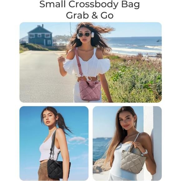 Womens Crossbody Bag Small Mini Purse Shoulder Travel Handbag Wallet Organizer - Picture 2 of 7